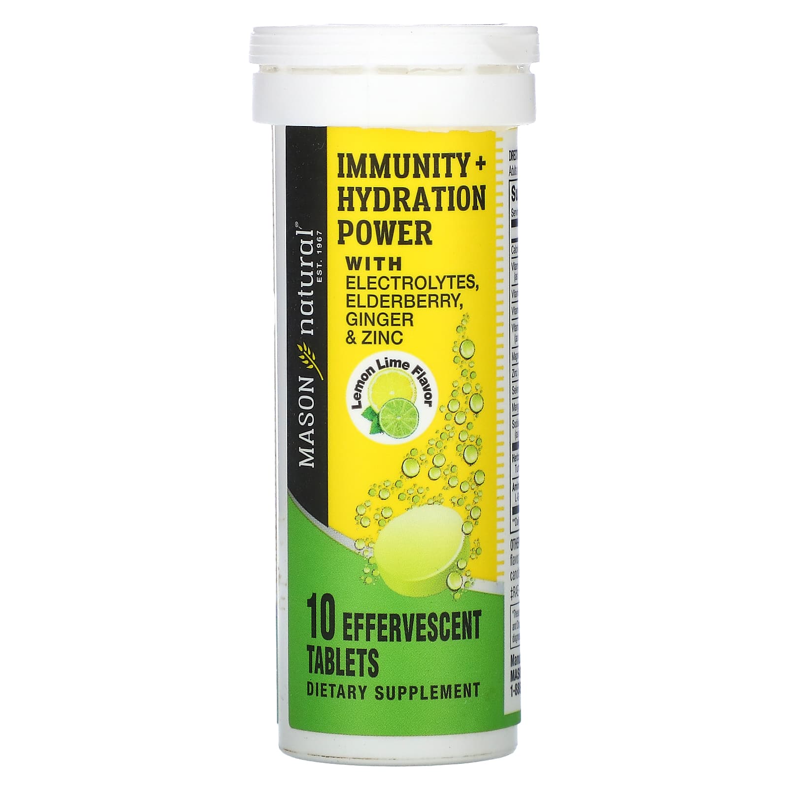 Mason Natural, Immunity + Hydration Power with Electrolytes, Elderberry