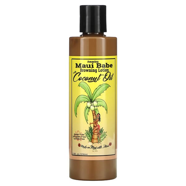 Maui Babe, 코코넛 오일 함유 어메이징 브라우닝 로션, 236 ml(8 fl oz)