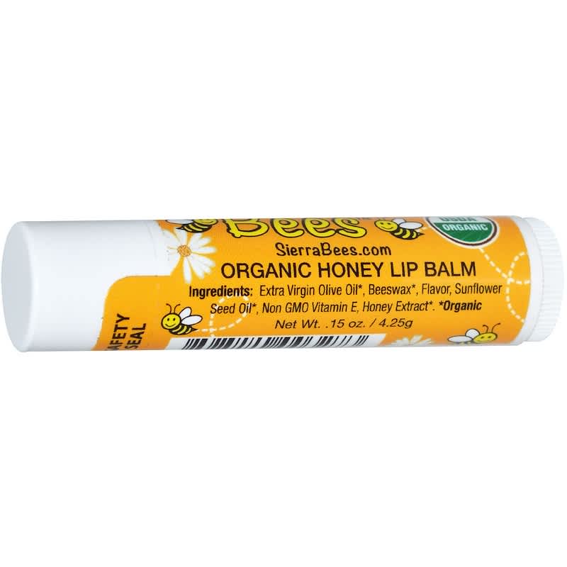 Hypoallergenic, Unscented & Unflavored Beeswax Lip Balm, All Natural with  Honey, and Vitamin E, 0.17 Ounce, Pack of 4