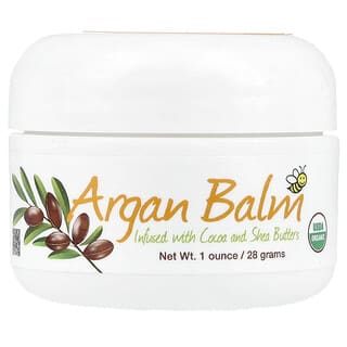 Sierra Bees, Argan Balm with Cocoa & Shea Butters, Arganbalsam mit Kakao- und Sheabutter, 28 g (1 oz.)