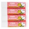 Tinted Lip Shimmer Balms, Pink, 4 Pack