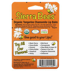 Sierra Bees, Organic Lip Balms, Tangerine Chamomile, 4 Pack, 0.15 oz (4.25 g) Each