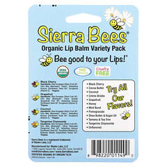 Sierra Bees, набір органічних бальзамів для губ, 4 штуки по 4,25 г (0,15 унції)