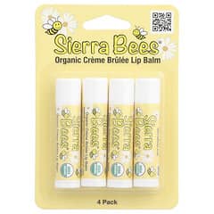 Sierra Bees, Organic Lip Balms, Creme Brulee (Vanilla), 4 Pack, 0.15 oz (4.25 g) Each — foto 2