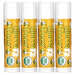Sierra Bees, Organic Lip Balms, Honey, 4 Pack, 0.15 oz (4.25 g) Each