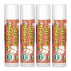 Organic Lip Balms, Shea Butter & Argan Oil, 4 Pack, 0.15 oz (4.25 g) Each