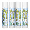 Organic Lip Balms, Unflavored, 4 Pack, 0.15 oz (4.25 g) Each