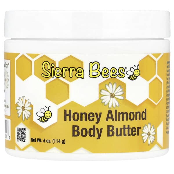 Sierra Bees, Honey Almond Body Butter, 4 oz (114 g)