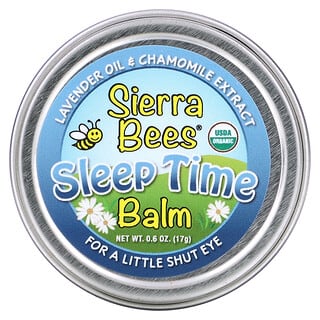 Sierra Bees, Baume stick nuit tranquille, Lavande et camomille, 17 g