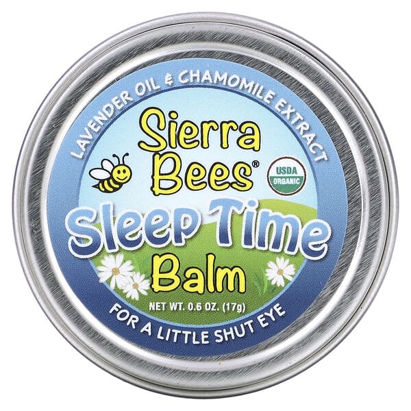 Sierra Bees, 睡眠時間膏,薰草和甘菊,0.6 盎司(17 克)