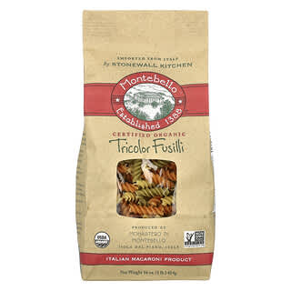 Montebello, Organic Tricolor Fusilli, 16 oz (454 g)