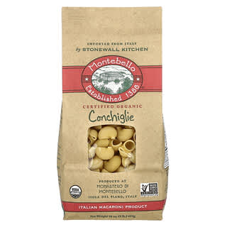 Montebello‏, Organic Conchiglie, 16 oz (454 g)