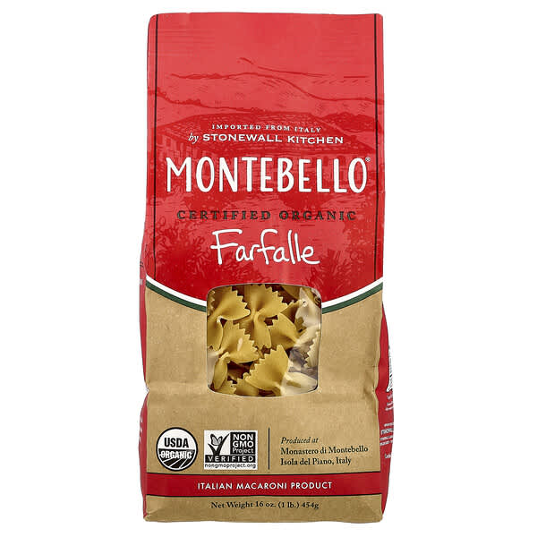 Montebello, Organic Farfalle, 16 oz (454 g)