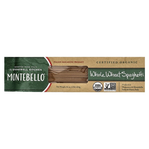 Montebello, 有機全麥義大利麵，16 盎司（454 克）