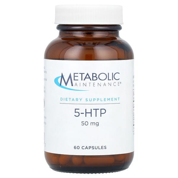 5-HTP, 50 mg, 60 Capsules