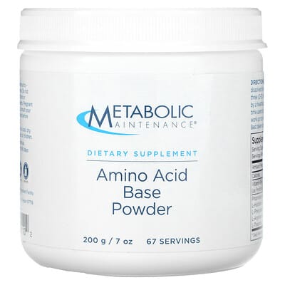 Metabolic Maintenance, Amino Acid Base Powder, 7 oz (200 g)