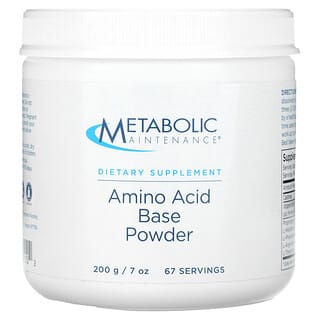 Metabolic Maintenance, Amino Acid Base Powder, Aminosäure-Basenpulver, 200 g (7 oz.)