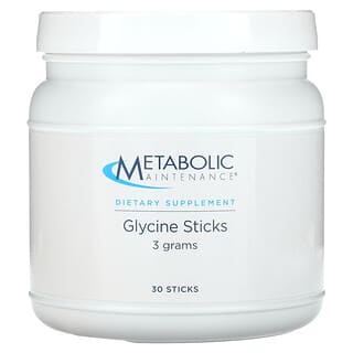 Metabolic Maintenance, Bâtonnets de glycine, 30 bâtonnets, (3 g) chacun