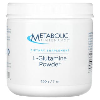 Metabolic Maintenance‏, אבקת L-גלוטמין, 200 גרם (7 אונקיות)