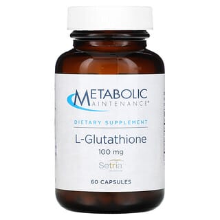 Metabolic Maintenance, L-Glutationa, 100 mg, 60 Cápsulas