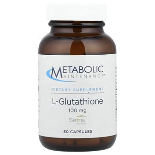 Metabolic Maintenance, L-Glutathione, 100 mg, 60 Capsules