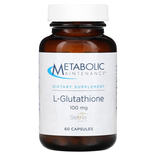 Metabolic Maintenance, L-glutathion, 100 mg, 60 capsules