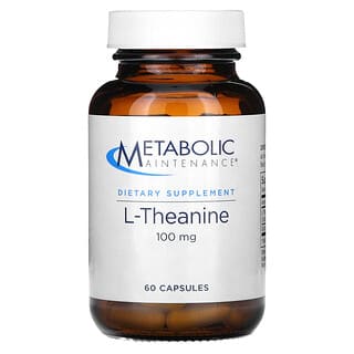 Metabolic Maintenance, L-teanina, 100 mg, 60 cápsulas