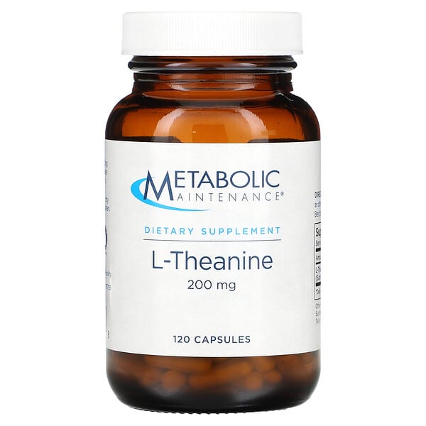 Metabolic Maintenance, L-テアニン、200mg、120粒