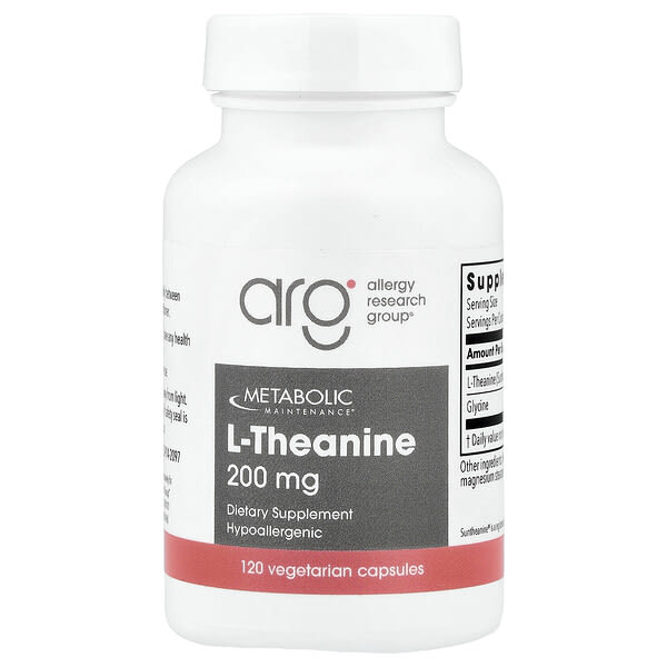 Metabolic Maintenance, L-테아닌, 베지 캡슐 120정