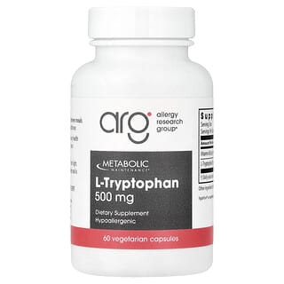 Metabolic Maintenance, L-триптофан, 500 мг, 60 капсул