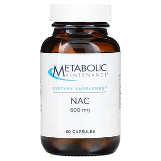 Metabolic Maintenance, NAC, 600 mg, 60 Capsules