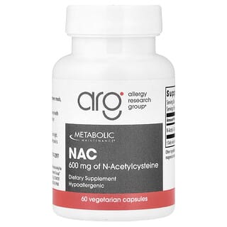 Metabolic Maintenance, NAC, 600 mg, 60 캡슐