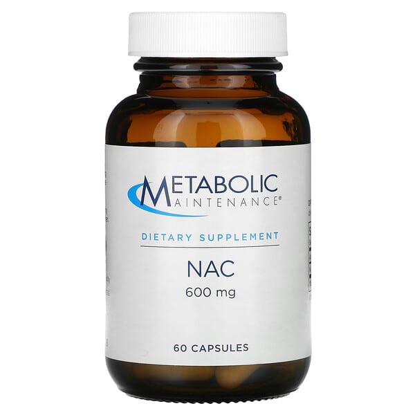 Metabolic Maintenance, NAC, 600 mg, 60 Capsules