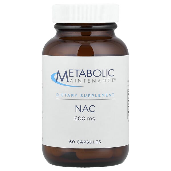 Metabolic Maintenance NAC, 600 mg, 60 Capsules