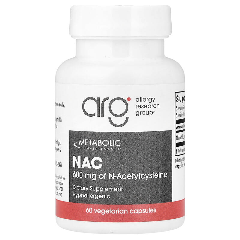NAC, 600 mg, 60 Vegetarian Capsules