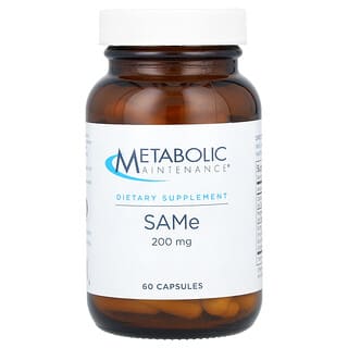 Metabolic Maintenance, SAMe, 200 mg, 60 Cápsulas