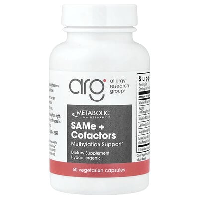 Metabolic Maintenance, SAM-e + Cofactors, 60 Vegetarian Capsules