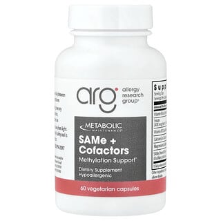 Metabolic Maintenance, SAMe + Cofatores, 200 mg, 60 Cápsulas