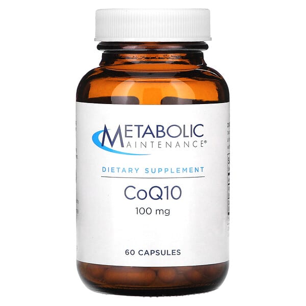 Metabolic Maintenance, CoQ10, 100 mg, 60 Capsules