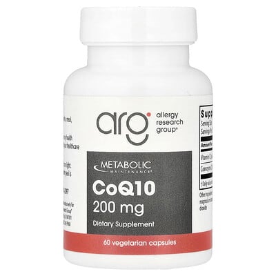 Metabolic Maintenance, CoQ10, 200 mg, 60 Vegetarian Capsules