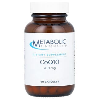 Metabolic Maintenance, CoQ10, 200 mg, 60 cápsulas
