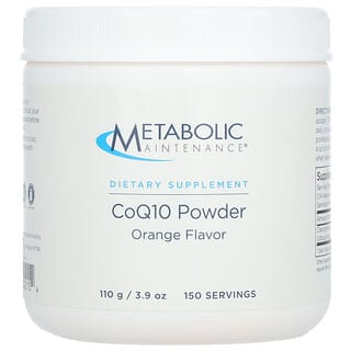 Metabolic Maintenance, CoQ10 en polvo, Naranja, 110 g (3,9 oz)