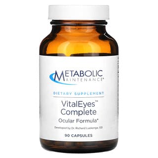 Metabolic Maintenance, Vital Eyes Complete, Fórmula para los ojos, 90 cápsulas