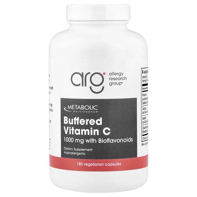 Metabolic Maintenance, Buffered Vitamin C With Bioflavonoids, 180 Vegetarian Capsules