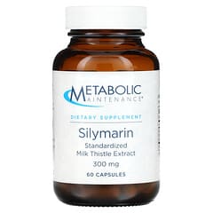 Metabolic Maintenance, Silymarin, Standardized Milk Thistle Extract, 300 mg, 60 Capsules