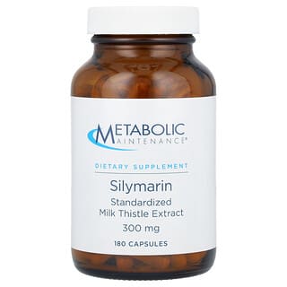Metabolic Maintenance, Silymarin, 300 mg, 180 Kapseln