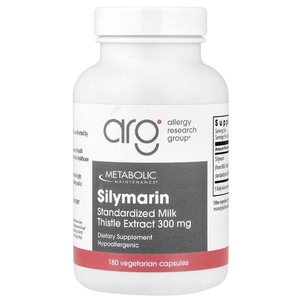 Metabolic Maintenance, Silymarin, 300 mg, 180 Vegetarian Capsules — product photo 1