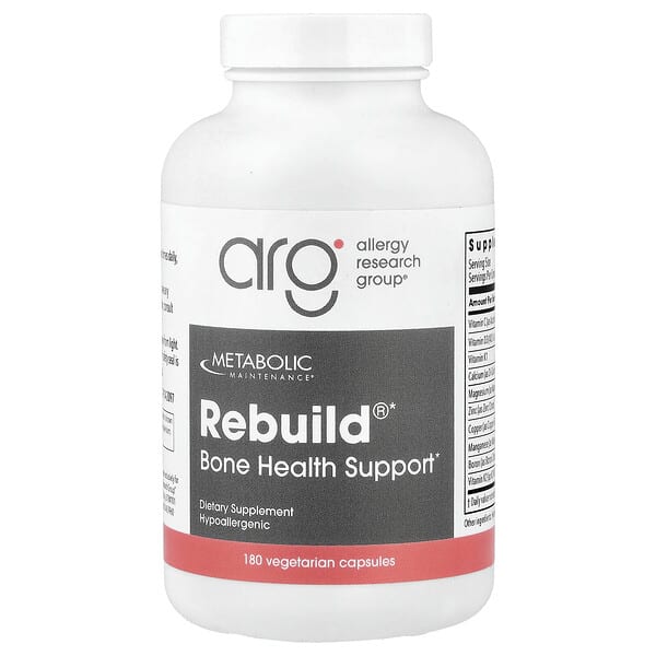 Metabolic Maintenance, Rebuild®, 베지 캡슐 180정