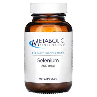 Metabolic Maintenance, Selenio, 200 mcg, 90 cápsulas