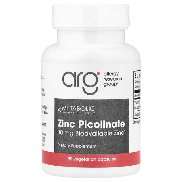 Zinc Picolinate, 90 Vegetarian Capsules